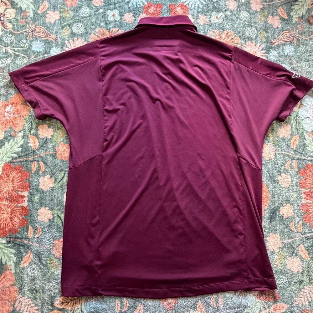 Adidas Texas A&M Aggies Sideline Maroon Primegreen Polo Shirt Mens XL
